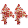 Polyester Embroidery Lace Sewing Ornaments DIY-WH20031-079C-1
