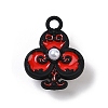 Spray Painted Alloy Pendants PALLOY-S038-08B-1
