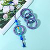 5Pcs Ring Food Grade Eco-Friendly Silicone Focal Beads JX894J-7