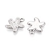 304 Stainless Steel Starfish Charms STAS-T067-52P-2