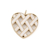 304 Stainless Steel Enamel Pendants STAS-I325-048G-1