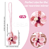 Handmade Polyester Flower Pendant Decorations HJEW-WH20020-011C-2