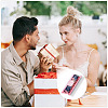 120Pcs 6 Styles Valentine's Day Rectangle Plastic Cellophane Bags OPC-TA0001-06-9