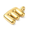 Ion Plating(IP) 304 Stainless Steel Pendants STAS-U033-02G-E-2