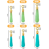 45Pcs 6 Style Silicone Fishing Floats AJEW-FH0004-03-2
