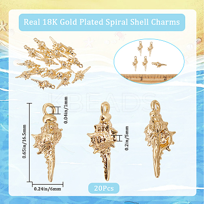 20Pcs Brass Pendants KK-BBC0010-81-1