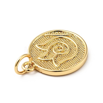 Rack Plating Brass Pendants KK-H431-39G-D-1