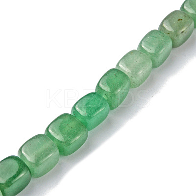 Natural Green Aventurine Beads Strands G-F743-02G-1