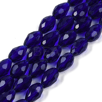 Transparent Glass Beads Strands EGLA-N013-T4mm-D07-1