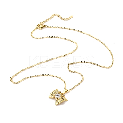 304 Stainless Steel Pendant Necklaces NJEW-U002-25G-01-1