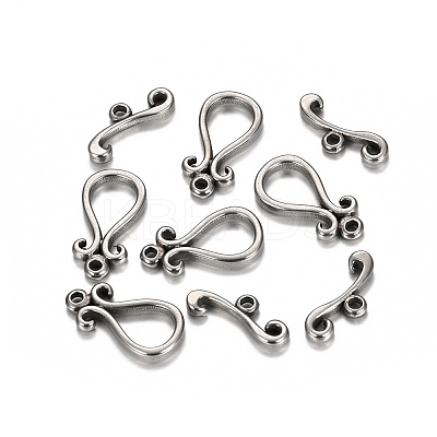 Tarnish Resistant 304 Stainless Steel Toggle Clasps LS-STAS-I157-01P-1