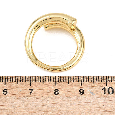 Brass Cuff Rings for Women RJEW-Z113-15G-1