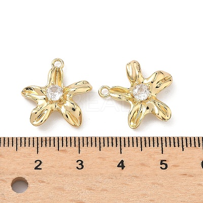 Brass Micro Pave Cubic Zirconia Pendants LS-KK-L260-10G-1