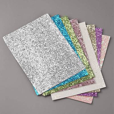 Glitter PVC Leather Fabric DIY-WH20081-030D-1