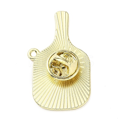 Sports Theme Pickleball Paddle Charms Enamel Pins JEWB-B030-01A-1