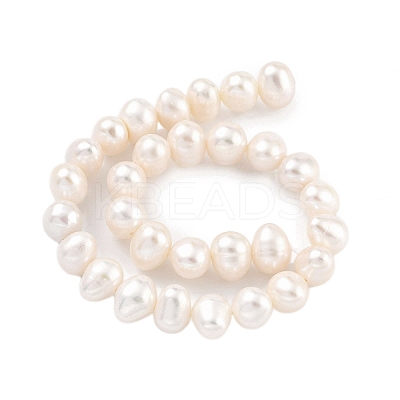 Natural Cultured Freshwater Pearl Beads Strands PEAR-C003-12H-1