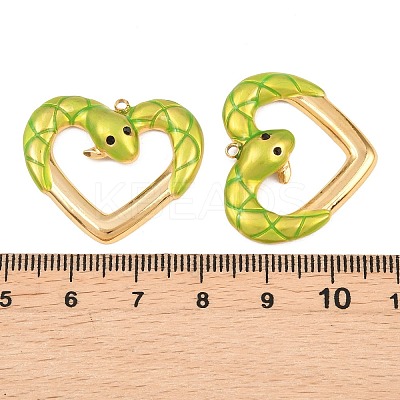 304 Stainless Steel Rhinestone Pendants STAS-P445-02G-01-1