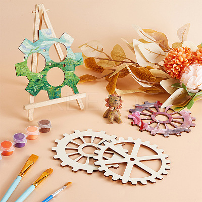 12Pcs 3 Style Unfinished Wood Slices WOOD-OC0002-78-1