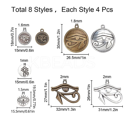 Tibetan Style Alloy Pendants TIBEP-SC0001-54-1