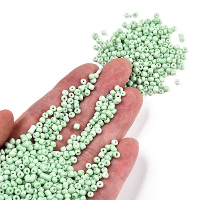 8/0 Baking Paint Glass Seed Beads SEED-R051-07B-08-1
