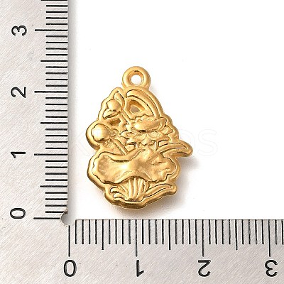 Ion Plating(IP) 304 Stainless Steel Pendants STAS-I321-01G-1