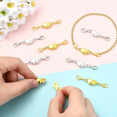 10Pcs 2 Colors Alloy Magnetic Clasps FIND-CJZ0001-011-1