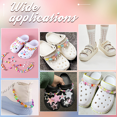 Acrylic Link Shoe Decoration Chain FIND-AB00041-1
