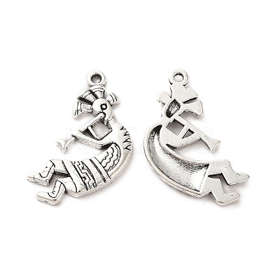 Tibetan Style Alloy Pendants TIBE-B001-19AS-1