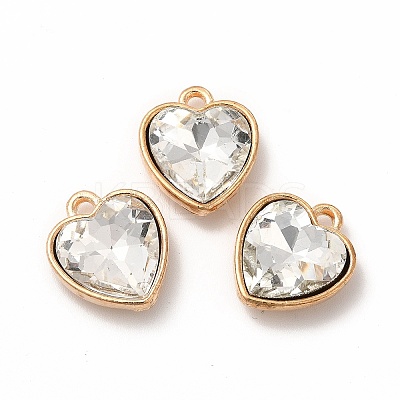 Faceted Glass Rhinestone Pendants GLAA-I051-B08-1