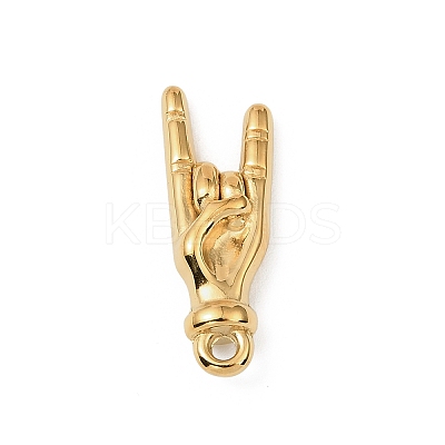 304 Stainless Steel Pendants STAS-F327-03G-G-1