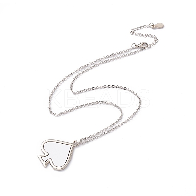 Sublimation Blank Aluminum Pendant Necklace LS-NJEW-E020-02P-01-1