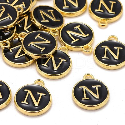 Golden Plated Alloy Charms ENAM-S118-02N-1