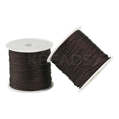 2 Rolls Nylon Chinese Knot Cord NWIR-TA0001-30B-1