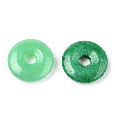 10Pcs Natural Malaysia Jade Pendants G-NB0003-85-1