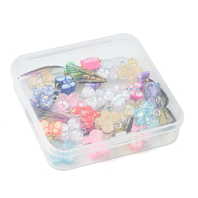 DIY Pendant Jewelry Making Finding Kit RESI-FS0001-38-1