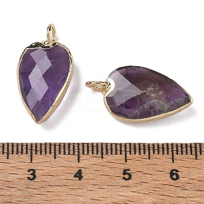 Natural Amethyst Pendants G-G012-13G-07-1