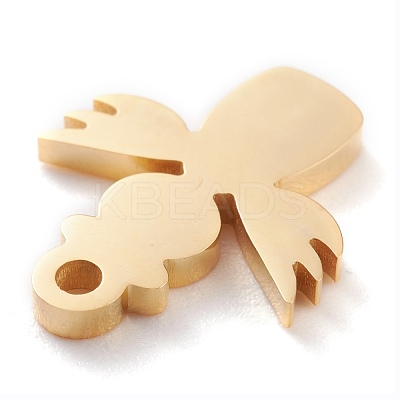 Ion Plating(IP) 304 Stainless Steel Charms STAS-Y002-14G-1