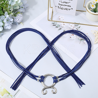 Polyester Chain Belts for Women Ladies Dress AJEW-WH20018-51D-1
