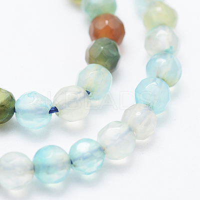Natural Agate Beads Strands G-E469-12P-1