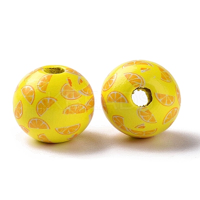 Schima Wood European Beads WOOD-G015-03D-1
