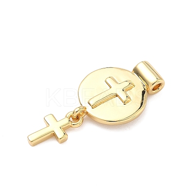 Religion Brass Pendants KK-H539-18G-04-1