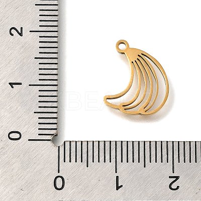 201 Stainless Steel Pendants STAS-R136-01G-07-1