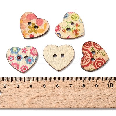 Sweetheart Painting Buttons with 2-hole NNA1131-1