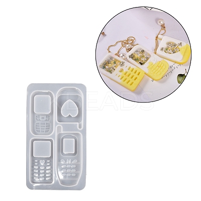 Phone DIY Silicone Quicksand Molds LS-DIY-G079-06A-1