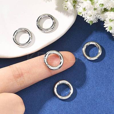 SHEGRACE Brass Spring Gate Rings XGRQ58053-763P-1