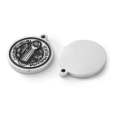 304 Stainless Steel Enamel Charms STAS-M102-19P-04-1