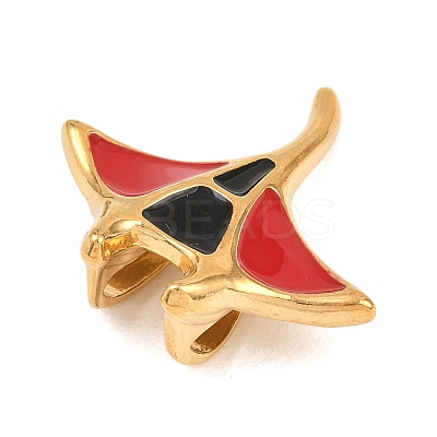 304 Stainless Steel Enamel Pendants STAS-G380-01G-02-1