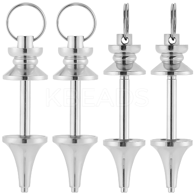 6Pcs Brass Findings KK-SC0005-38-1