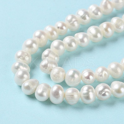 Natural Cultured Freshwater Pearl Beads Strands PEAR-E018-42-1