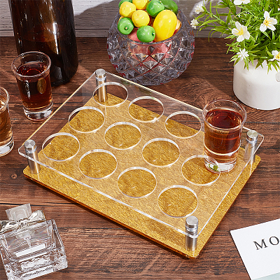 Acrylic Shot Glasses Holder DIY-WH0430-392B-1